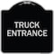Signmission Driveway Truck Entrance Heavy-Gauge Aluminum Architectural Sign, 18" x 18", BS-1818-24122 A-DES-BS-1818-24122 - alternate 1
